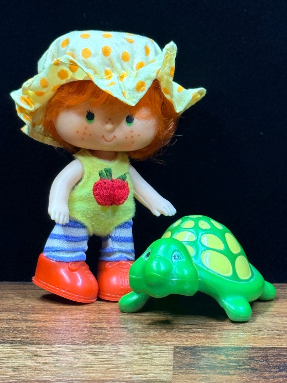 AMERICAN GREETINGS 1979 Apple Dumplin Doll and Tea Time Turtle